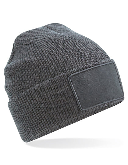 Beanie mit abnehmbarem Patch - kompatibel mit personalisierbarem LUKO GYM Patch mit Klett