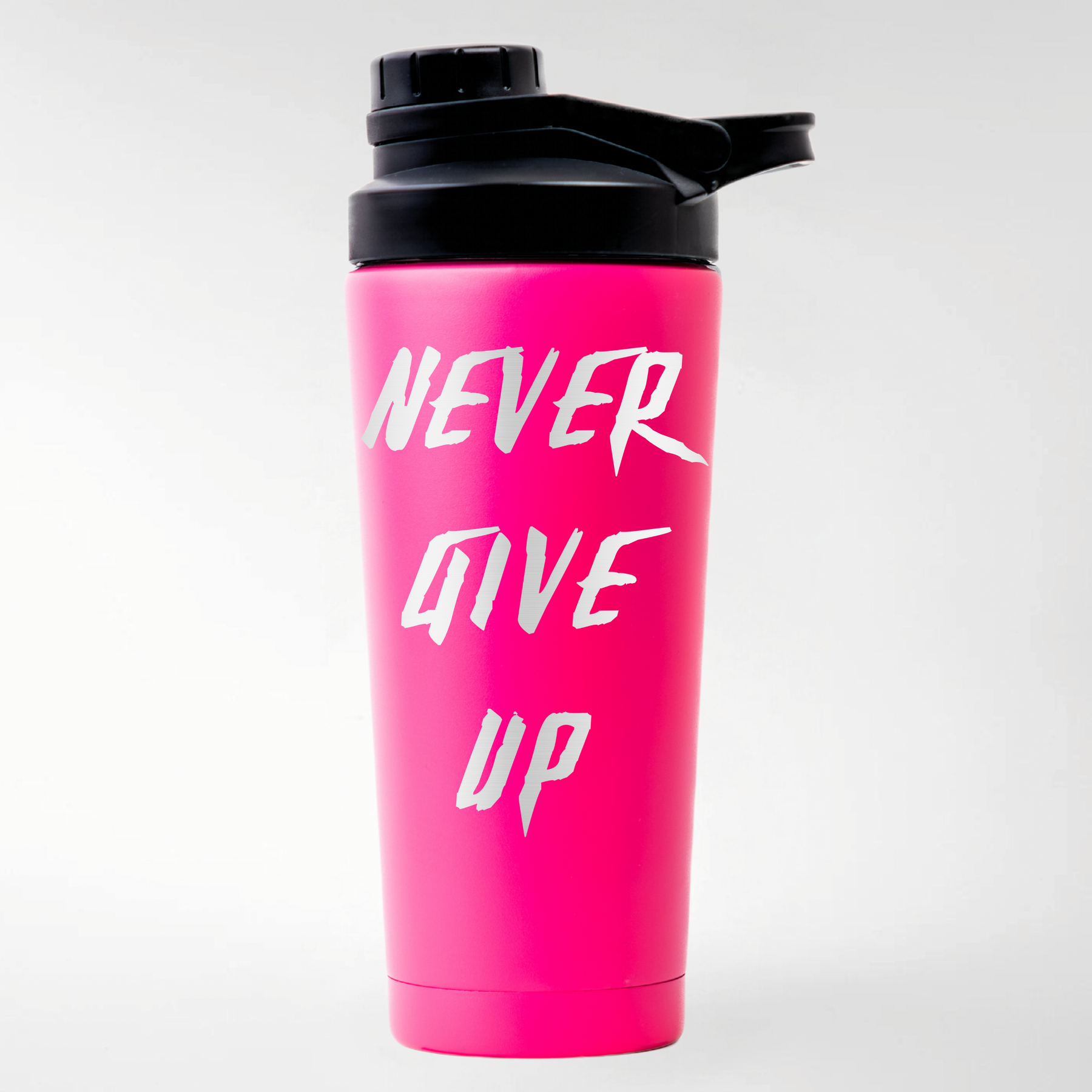 NEVER GIVE UP - EDELSTAHL SHAKER