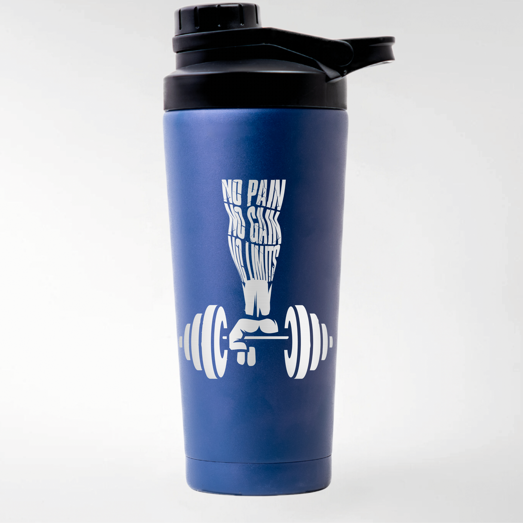NO PAIN NO GAIN - EDELSTAHL SHAKER