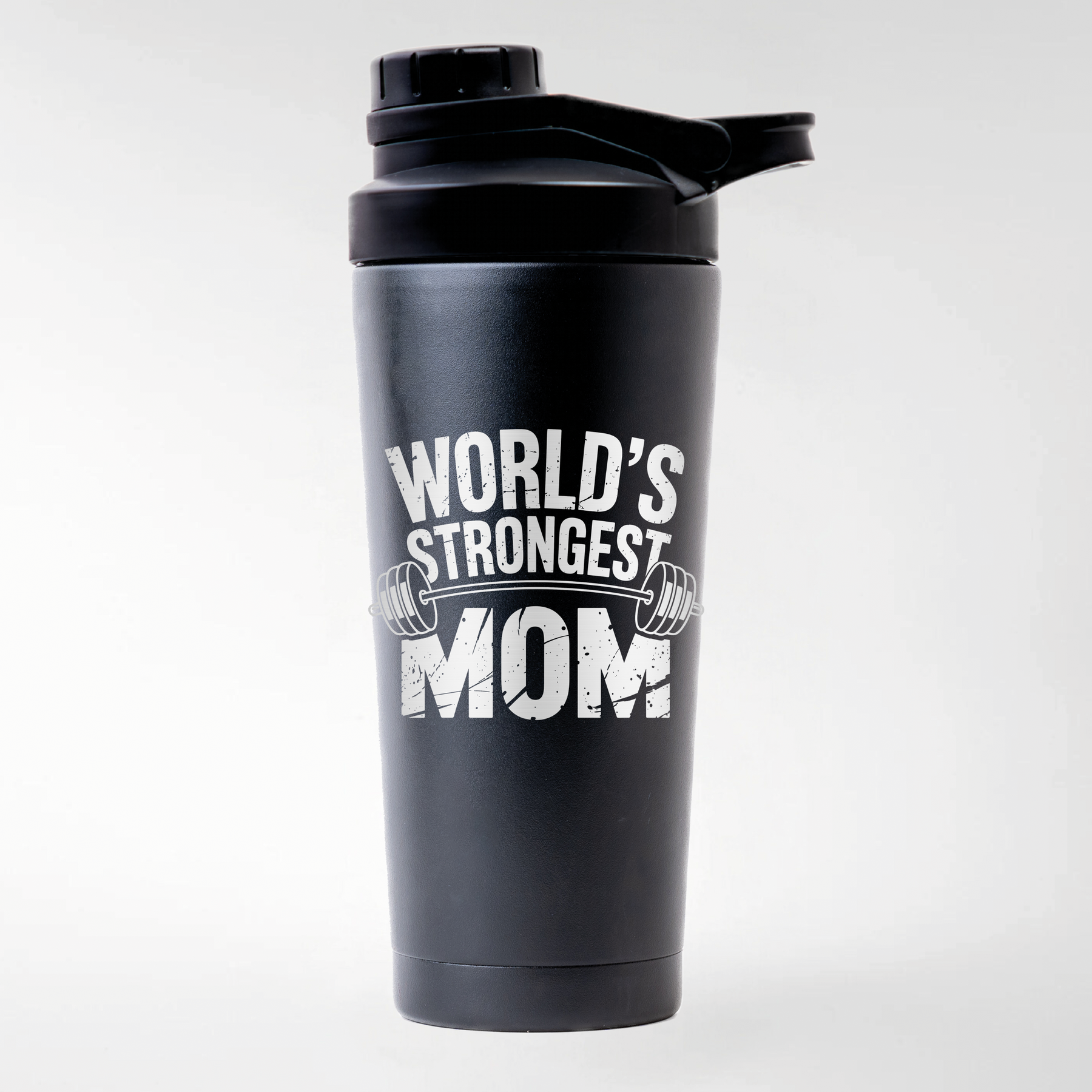 WORLDS STRONGEST MOM - EDELSTAHL SHAKER