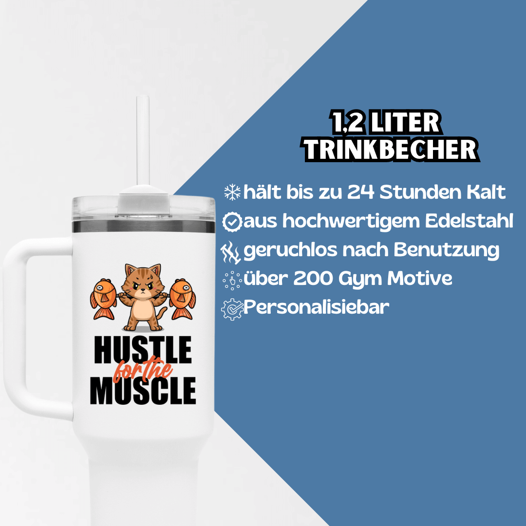 HUSTLE FOR THE MUSCLE - THERMO CUP