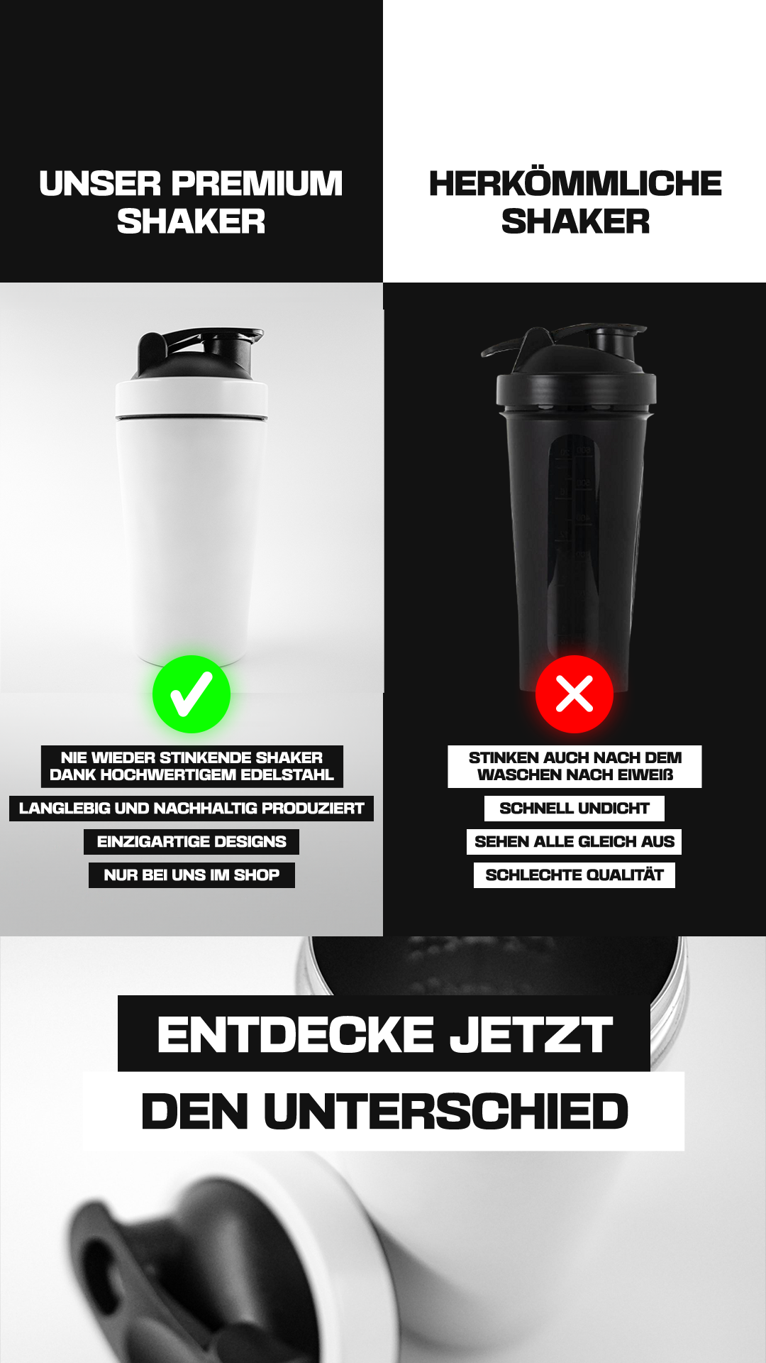 SCHWER UND FALSCH - EDELSTAHL SHAKER