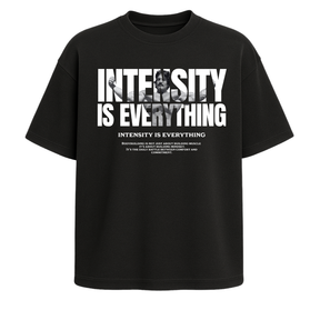 Quote Mike Mentzer, intensity is everything - Oversized Shirt
