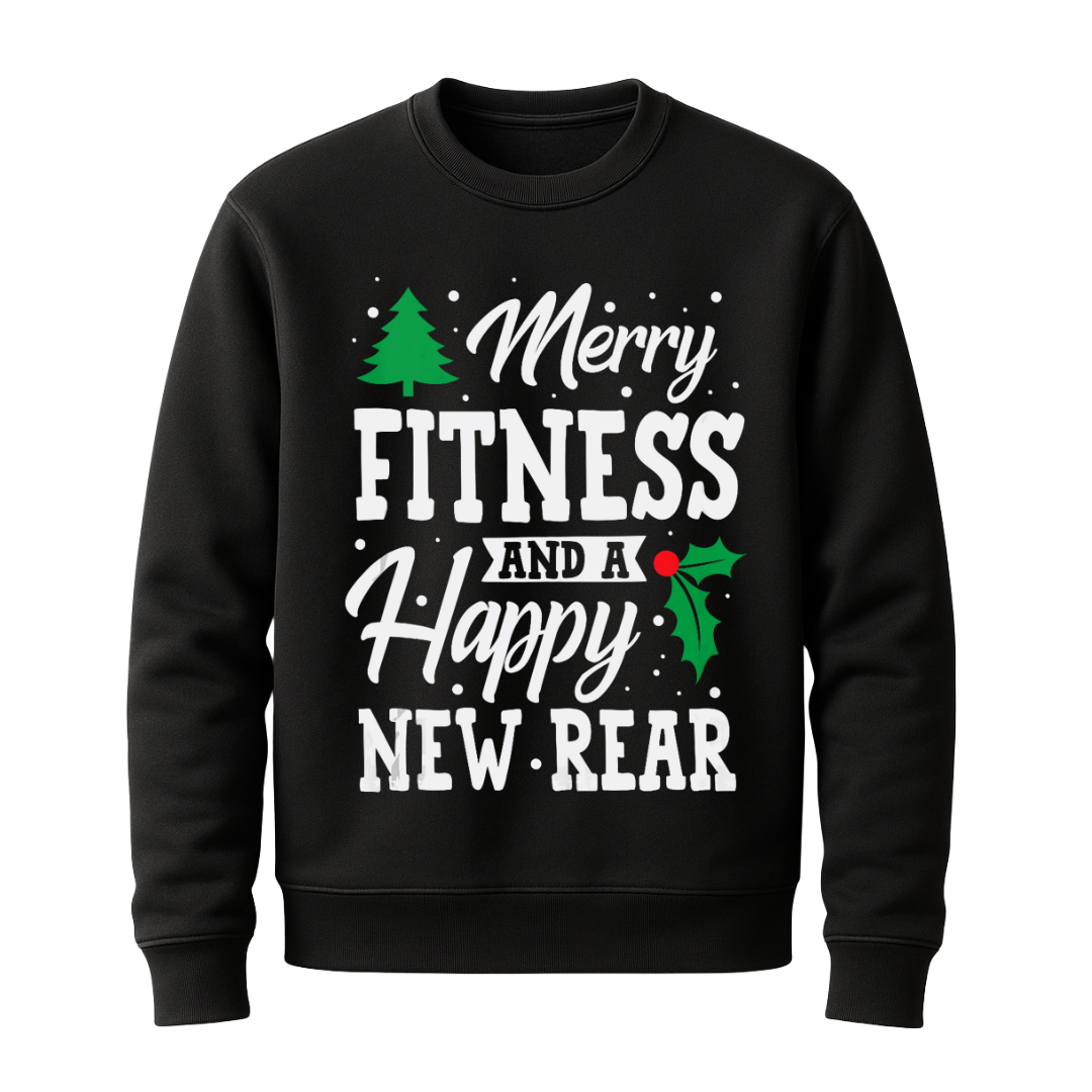 Lustiger Gym-Xmas Spruch  - Sweatshirt