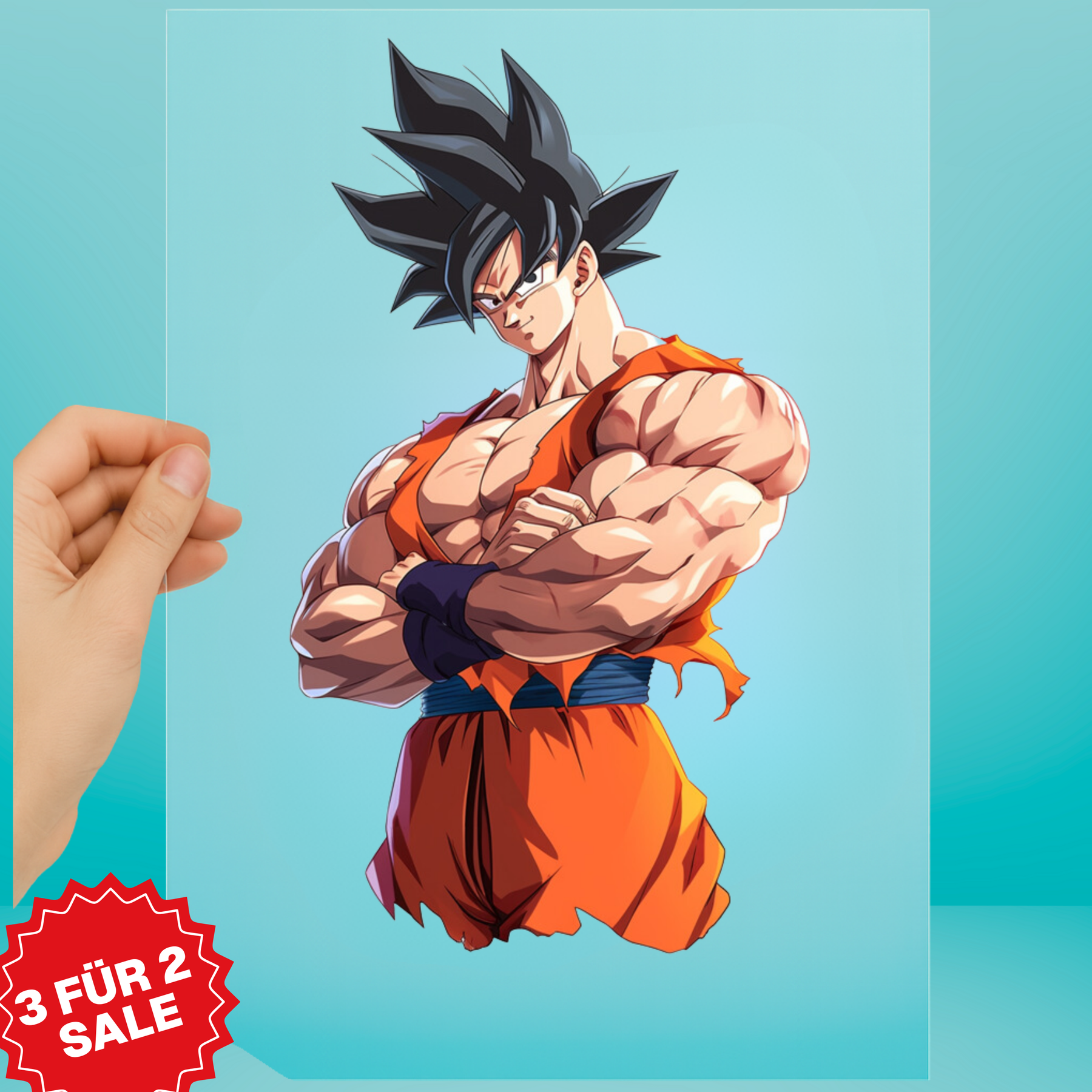 Bügelbild - Goku