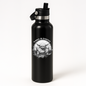 Thermo Edelstahl Sportflasche – 750 ml | Doppelwandig & mit Klapp-Strohhalm