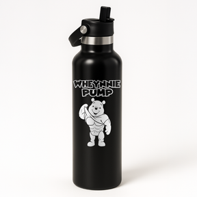 Thermo Edelstahl Sportflasche – 750 ml | Doppelwandig & mit Klapp-Strohhalm