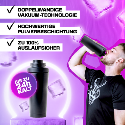 LIMITED BLACK EDITION - EDELSTAHL SHAKER