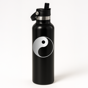 Thermo Edelstahl Sportflasche – 750 ml | Doppelwandig & mit Klapp-Strohhalm