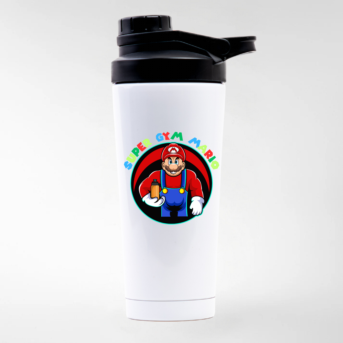 SUPER GYM MARIO - EDELSTAHL SHAKER