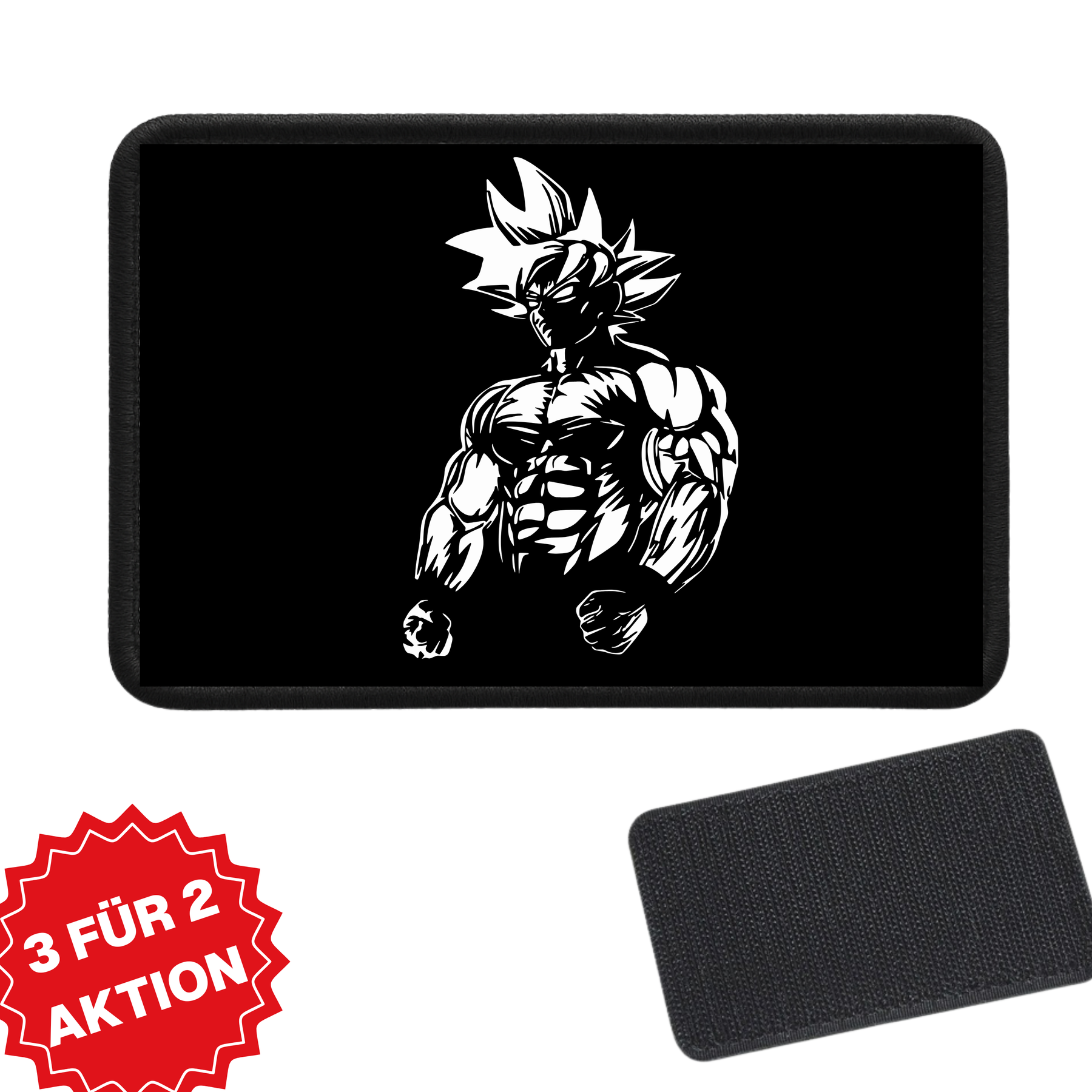 Personalisierbares Patch mit Klett – Eigenes Logo, Name, Flagge, QR Code, ab 1 Stück