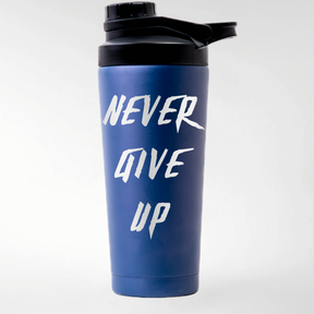 NEVER GIVE UP - EDELSTAHL SHAKER