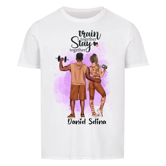 GYM COUPLE - PERSONALISIERBARES SHIRT