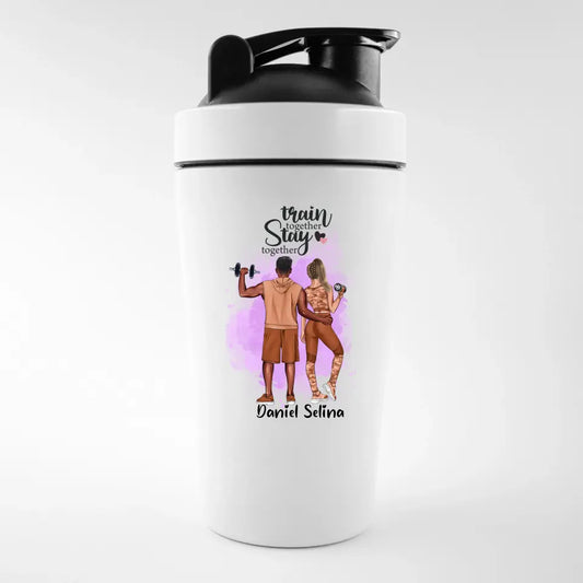 GYM COUPLE - CUSTOMIZABLE STAINLESS STEEL SHAKER