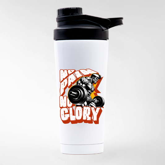 NO PAIN NO GLORY - EDELSTAHL SHAKER