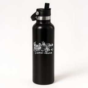 Thermo Edelstahl Sportflasche – 750 ml | Doppelwandig & mit Klapp-Strohhalm