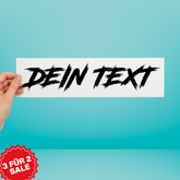 Bügelbild selbst gestalten - eigener Text