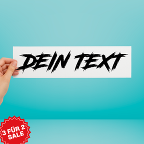 Bügelbild selbst gestalten - eigener Text