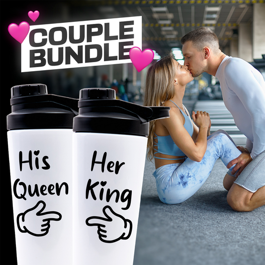 KING & QUEEN COUPLE - EDELSTAHL SHAKER