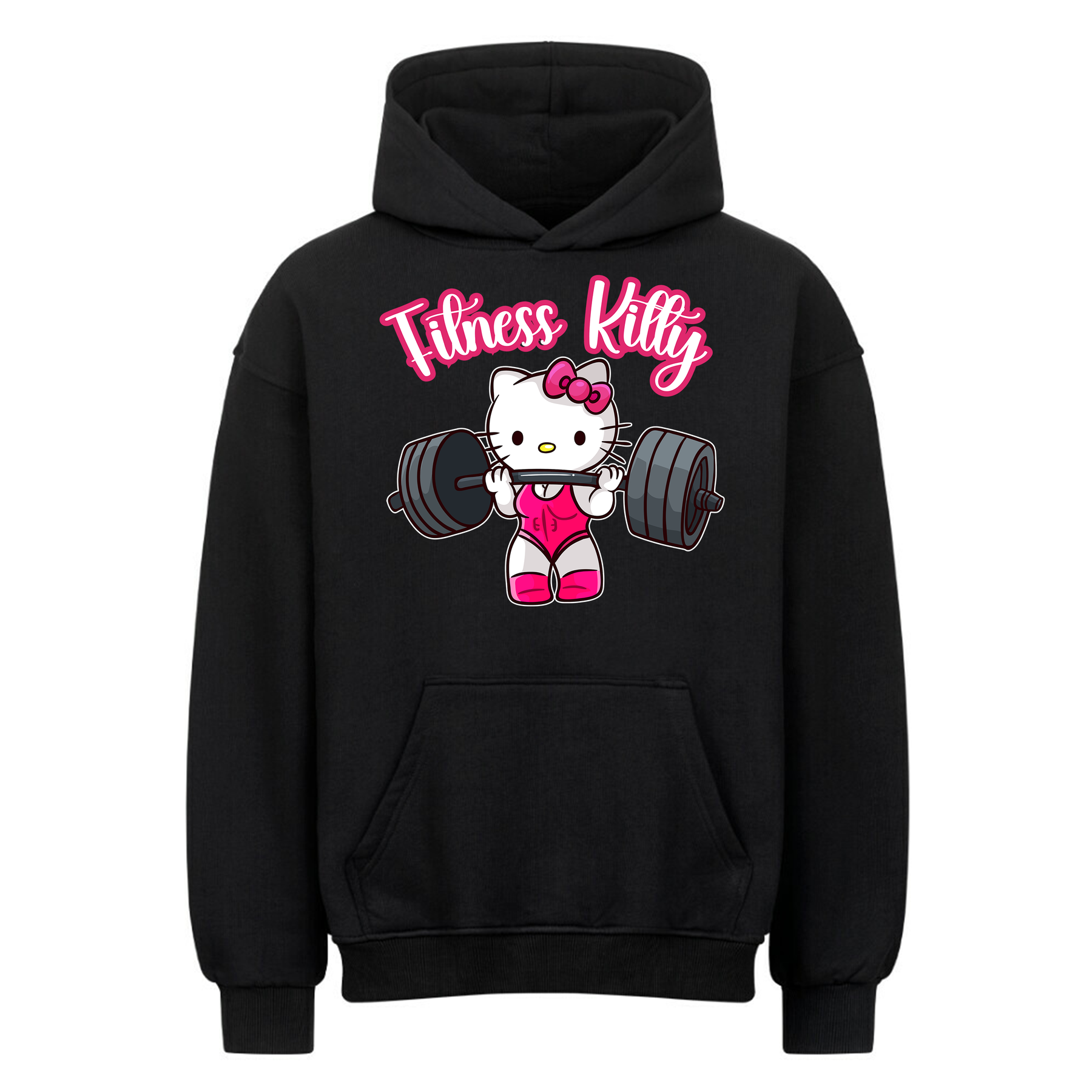 Fitness Kitty - Oversized Hoodie
