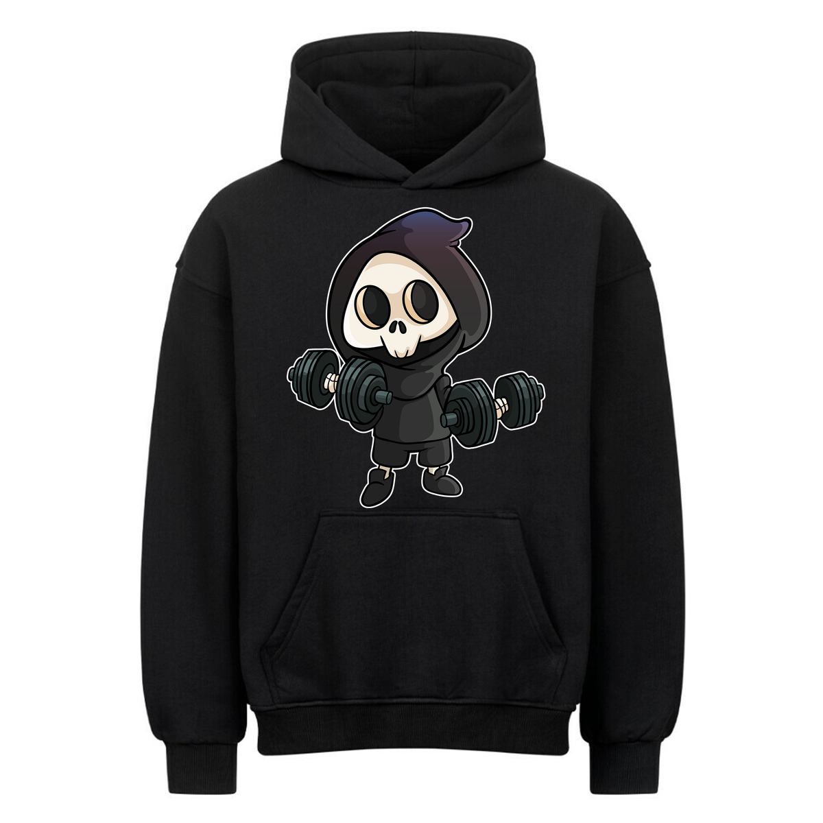 Gym Skellet - Oversized Hoodie