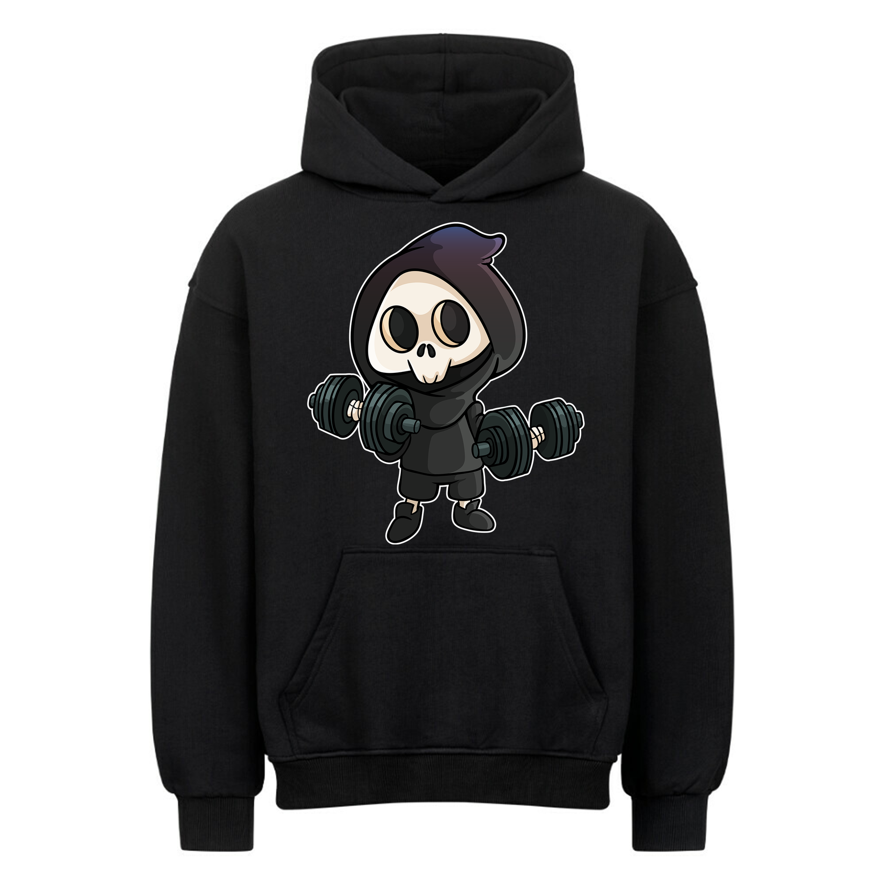 Gym Skellet - Oversized Hoodie