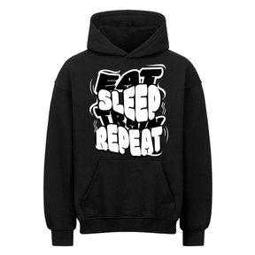 Eat Sleep Train Repeat -Oversized Hoodie