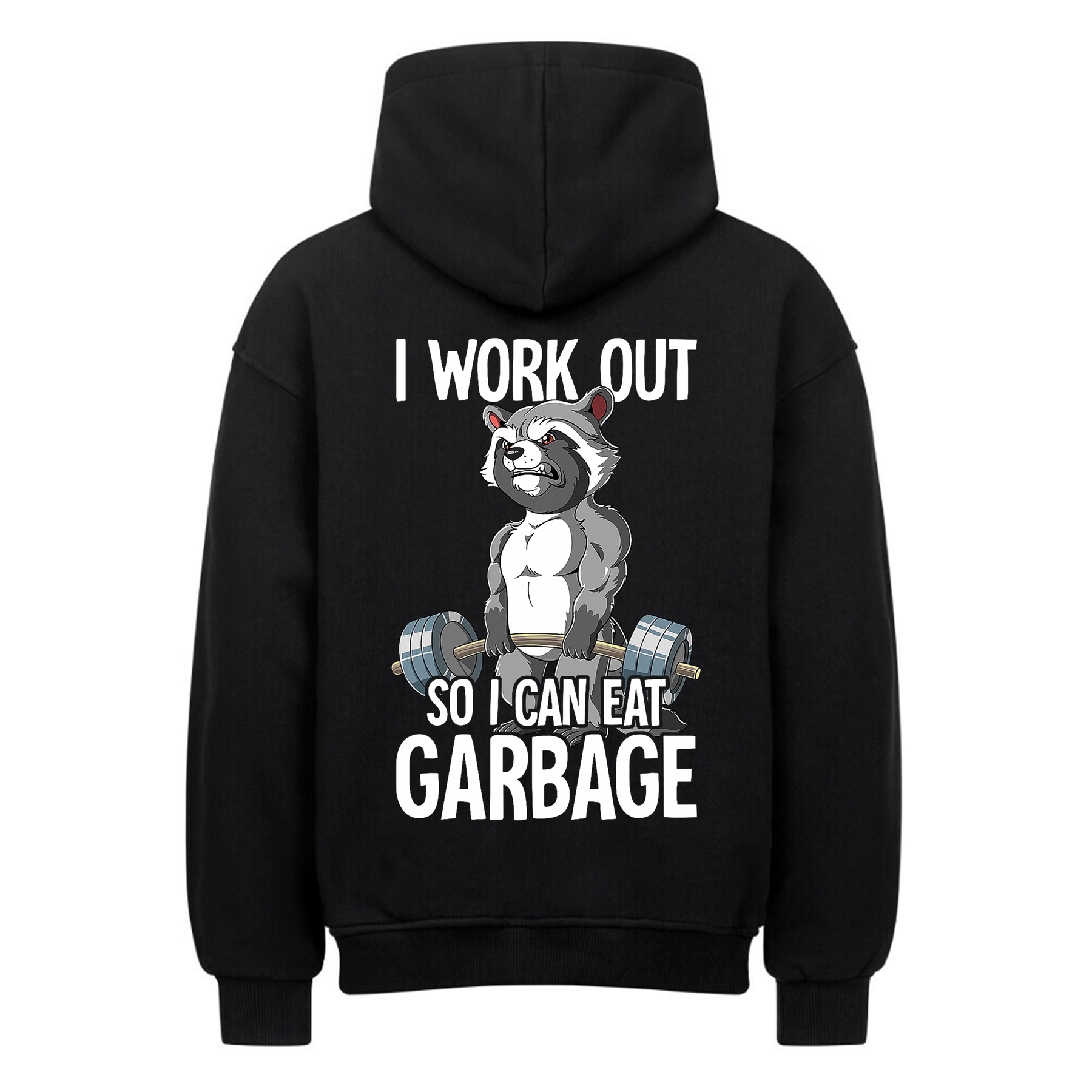 I Work out so - Oversized Hoodie