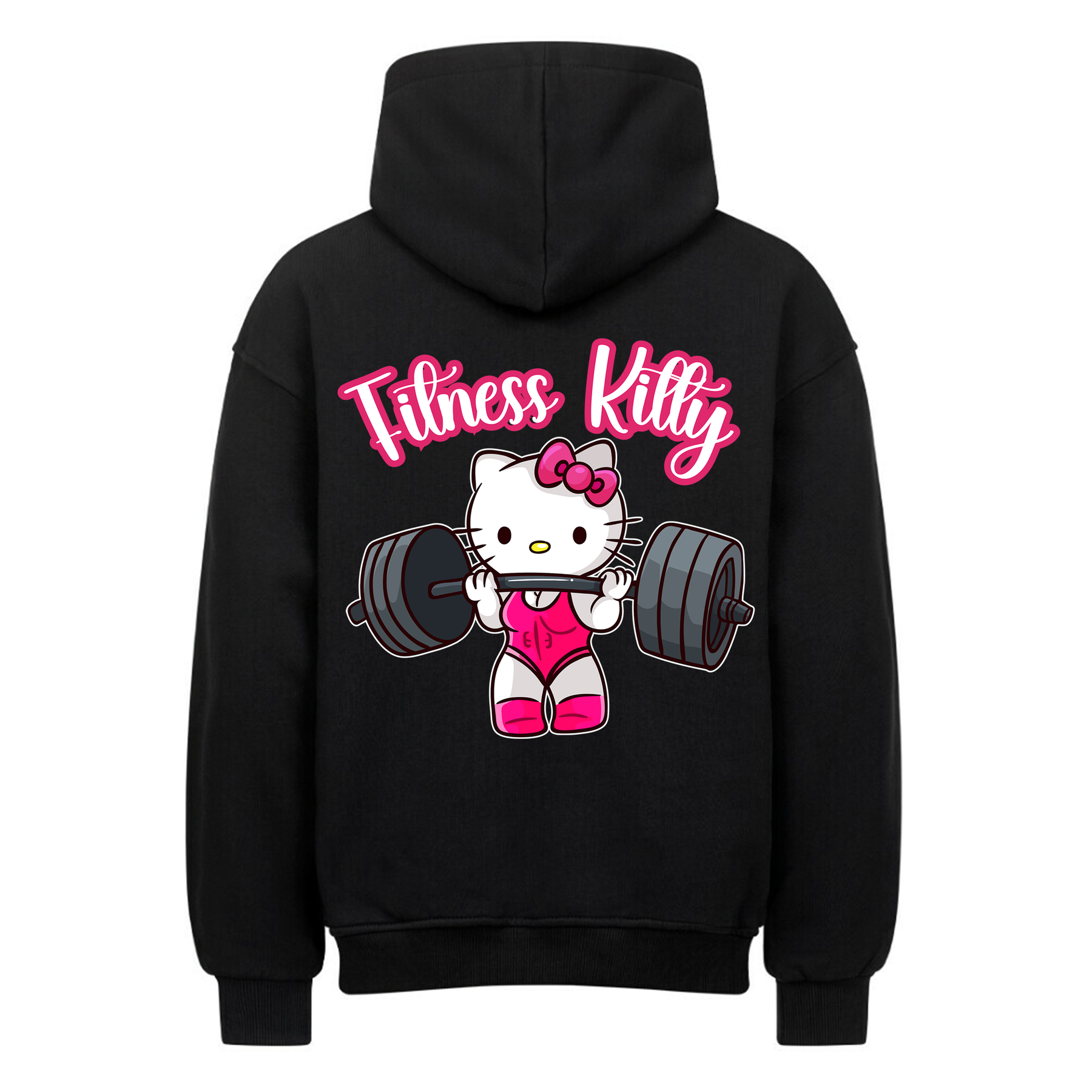 Fitness Kitty - Oversized Hoodie