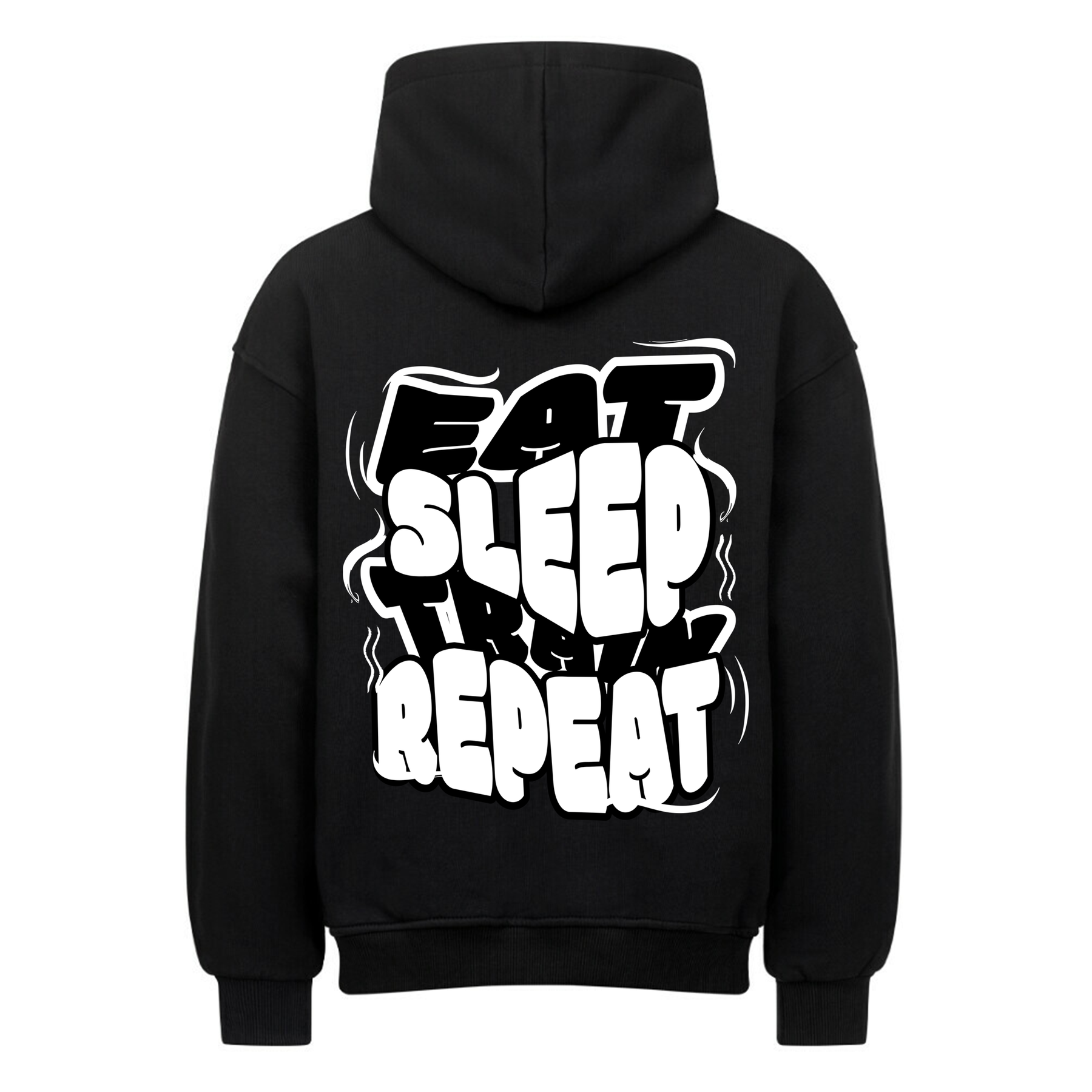 Eat Sleep Train Repeat -Oversized Hoodie