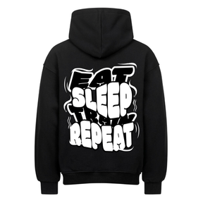 Eat Sleep Train Repeat -Oversized Hoodie