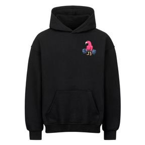 Pumping Flamingo - Oversized Hoodie