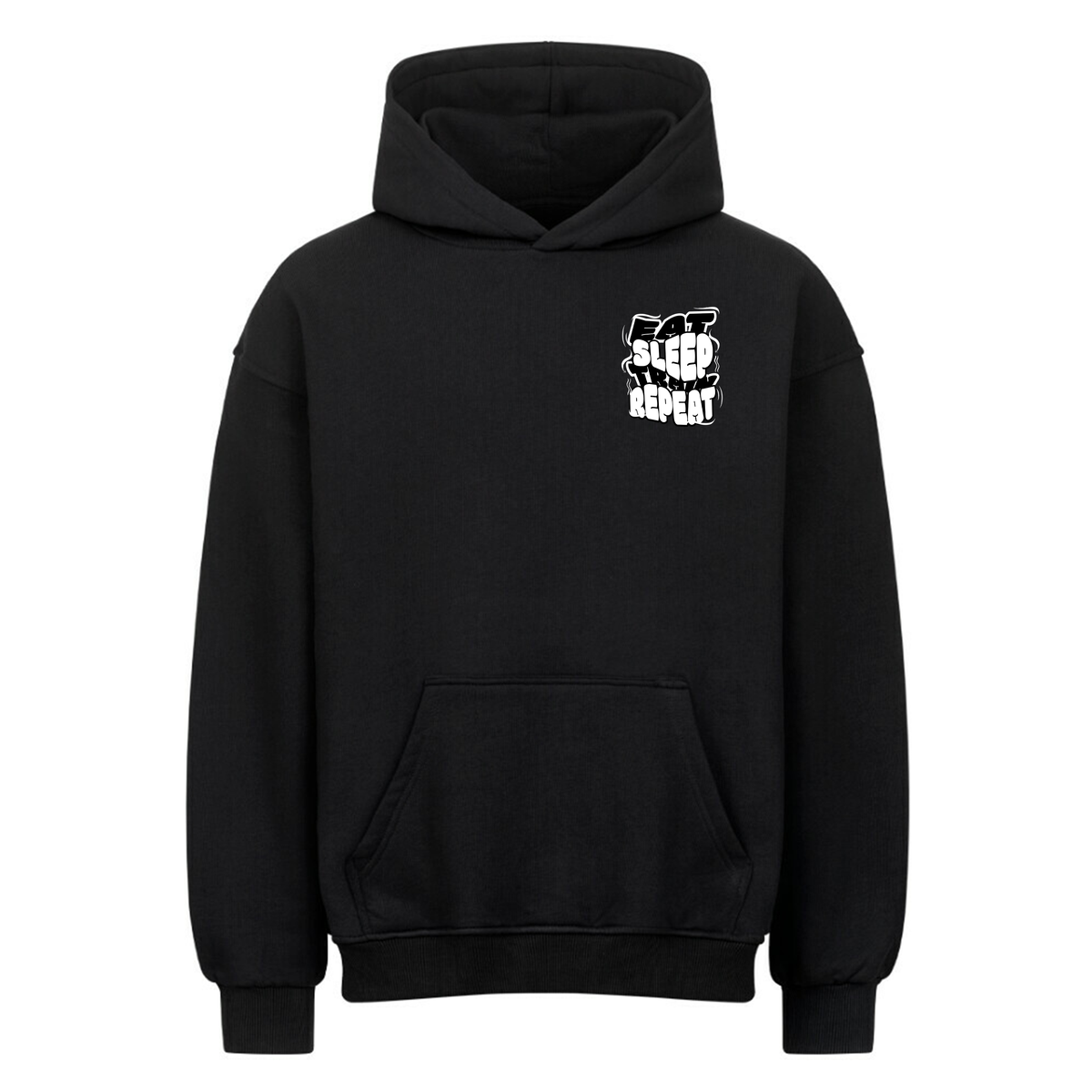 Eat Sleep Train Repeat -Oversized Hoodie