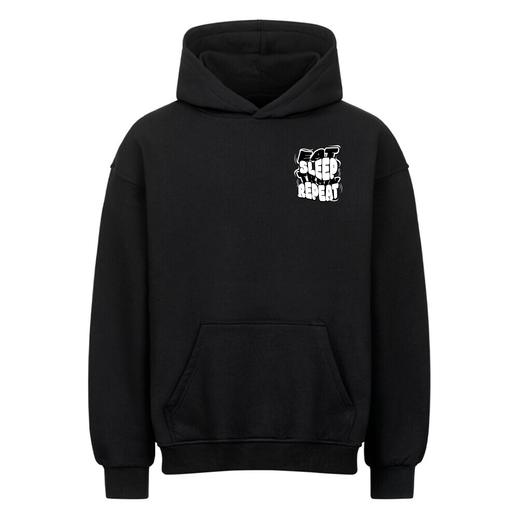 Eat Sleep Train Repeat -Oversized Hoodie