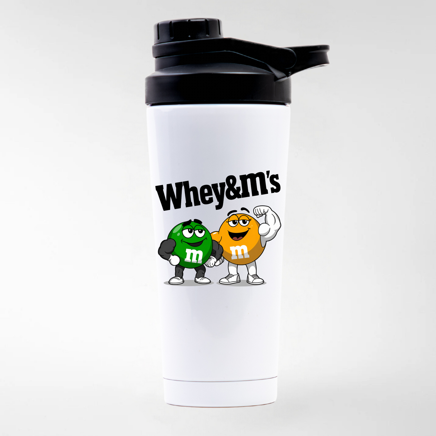 WHEY&M´S - EDELSTAHL SHAKER