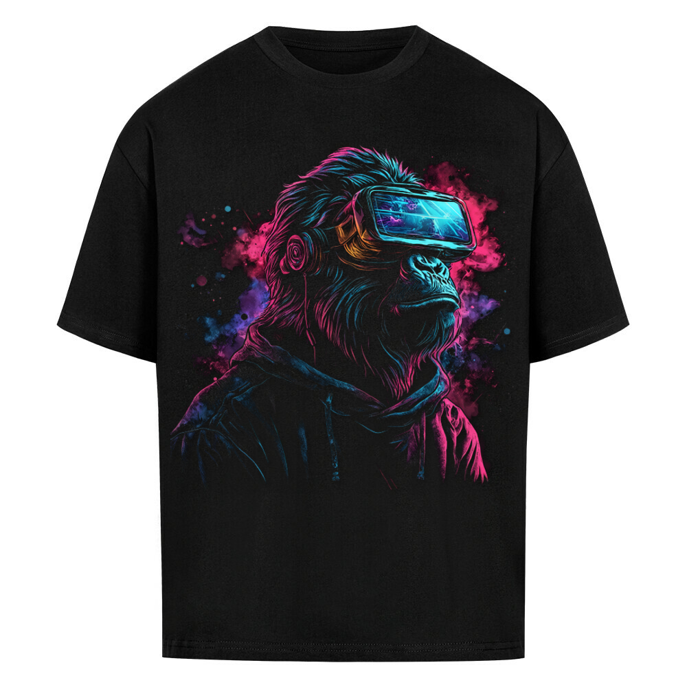 Affen Shirt - Schwarz