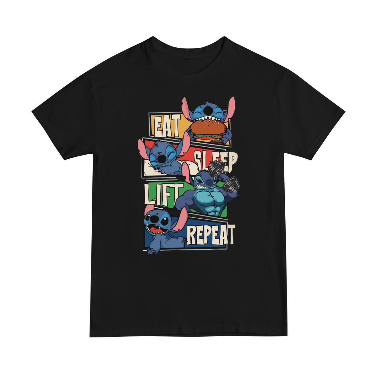 eat sleep lift repeat - Regular Shirt