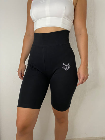 PREMIUM HIGH WAIST CYCLIST LEGGINGS - STICK LOGO